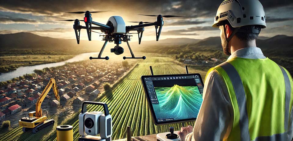 Modello 3D restituito da rilievi con drone per il patrimonio storico in Umbria